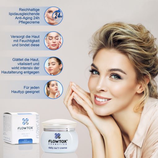 Vorteile der hyaluronhaltigen Gesichtscreme, mehr Feuchtigkeit, mehr Spannkraft, geshcmeidige Haut